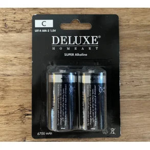 2 x C-Batterier - Kjærs Brugskunst