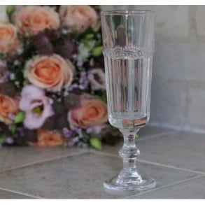 Antoinette Champagneglas m.perlekant ( 19 cl) - Kjærs Brugskunst