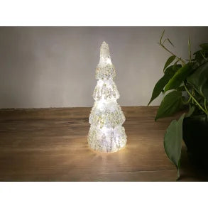 Juletræ, Glas med glimmer (lille) - Kjærs Brugskunst