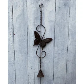 Metal vindspil med sommerfugl " La Vida "